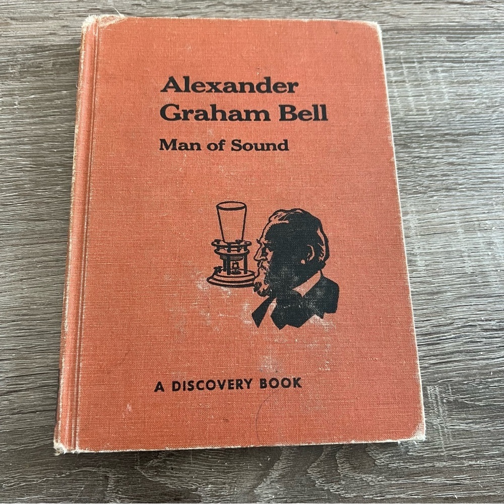 1963 Alexander Graham Bell Man Of Sound Vintage Biographical Book